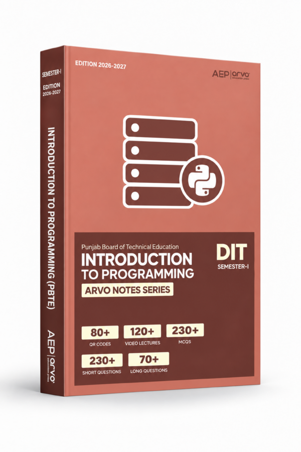Introduction to Programming – DIT (Semester-1) – New Edition (2026-2027)